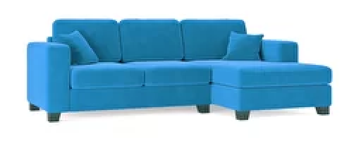Угловой диван, 2 посадочных места и угол (до 275 см), тканевая обивка
